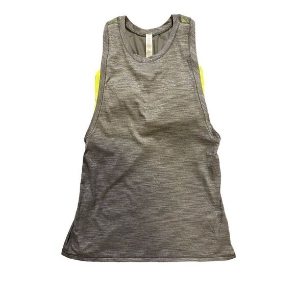 Lululemon Work The Circuit Tank Heathered Slate/Ray | Size 4 - Picture 1 of 3